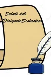 pergamena con la scritta "saluti del dirigente"