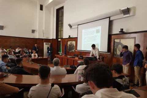 sala denominata “Parlamentino”