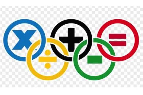 Operazioni matematiche nei cerchi olimpionici