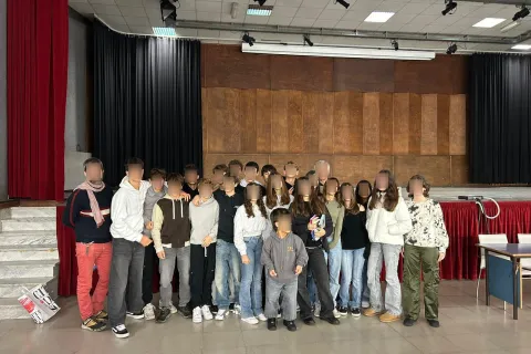 Premiazione gara matematica - accoglienza