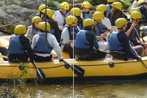 rafting