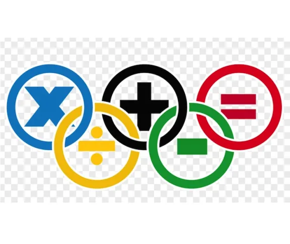 Operazioni matematiche nei cerchi olimpionici