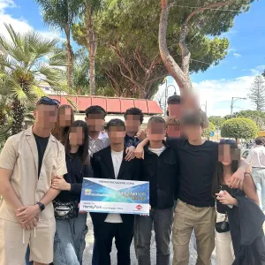foto di gruppo di studenti