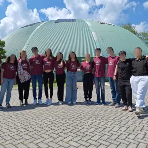 Foto di gruppo squadra di matematica