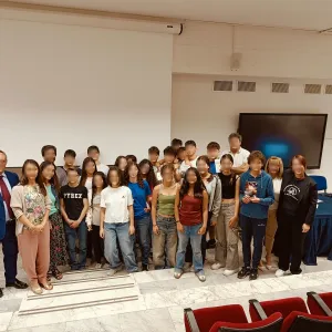 foto di gruppo di studenti