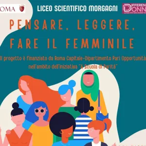 Donne stilizzate per descrivere il progetto "Pensare, Leggere, Fare il femminile"