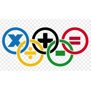 Operazioni matematiche nei cerchi olimpionici